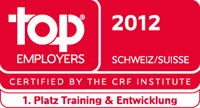 Hays auf Platz 1 aller Toparbeitgeber in der Schweiz in der Kategorie Training & Entwicklung