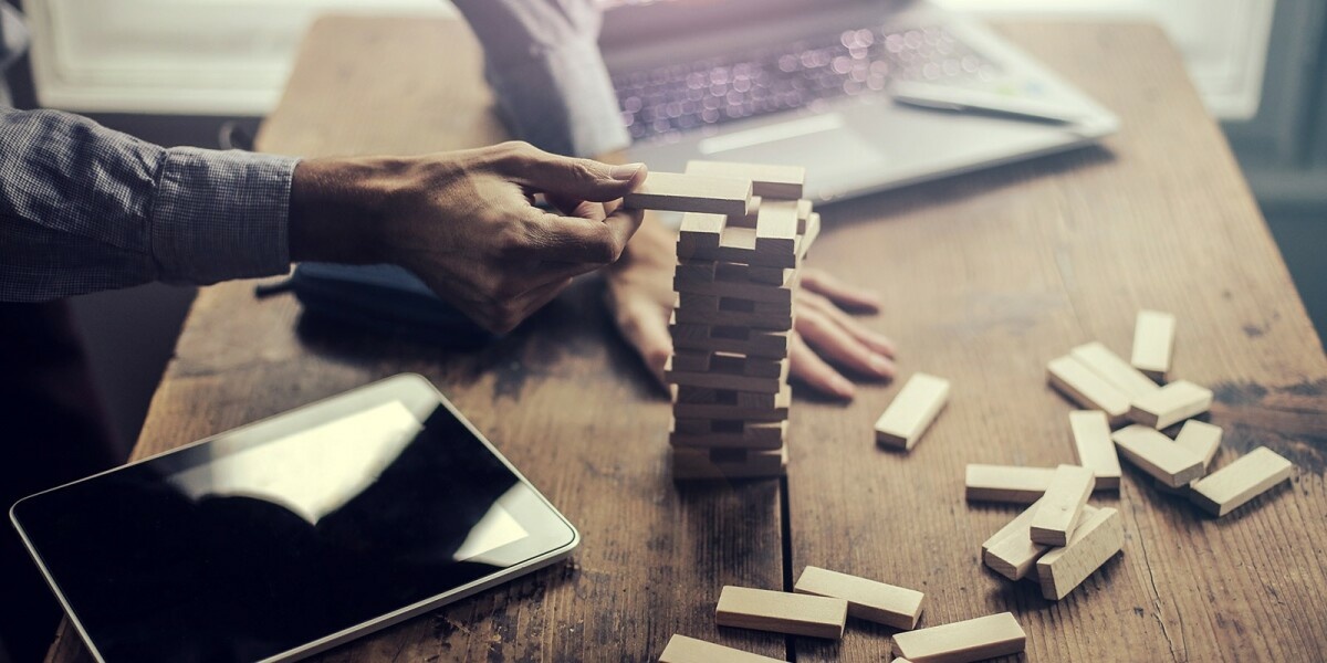 Jenga ist ein beliebtes Assessment-Spiel